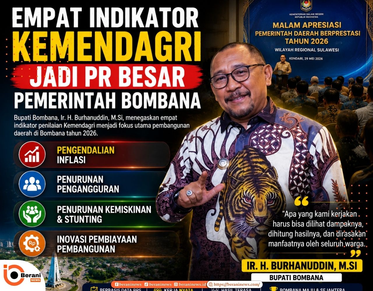 Empat Indikator Kemendagri Jadi PR Besar Pemerintah Kabupaten Bombana