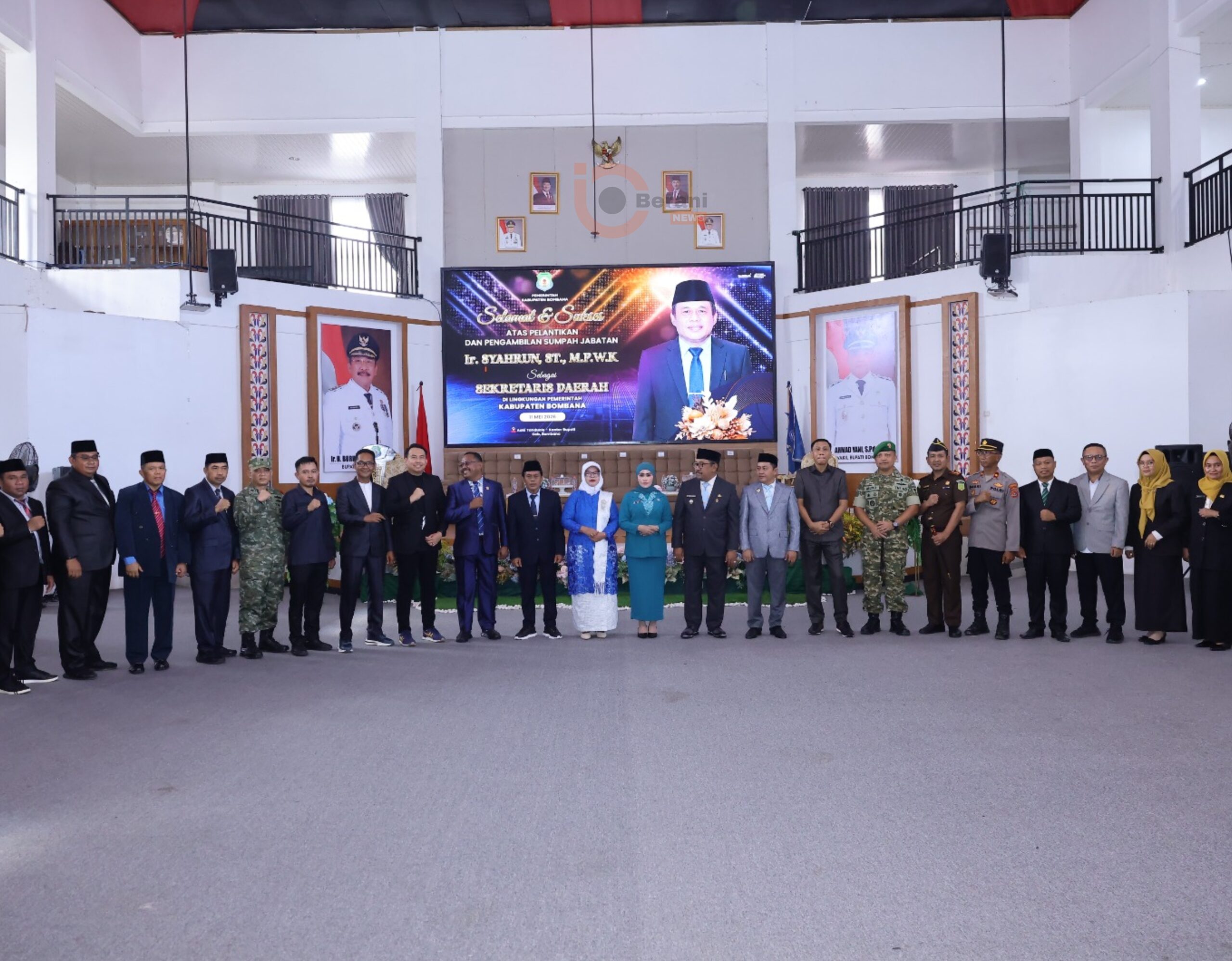 Ir Syahrun Sekda Bombana, Pemkab Bombana, 