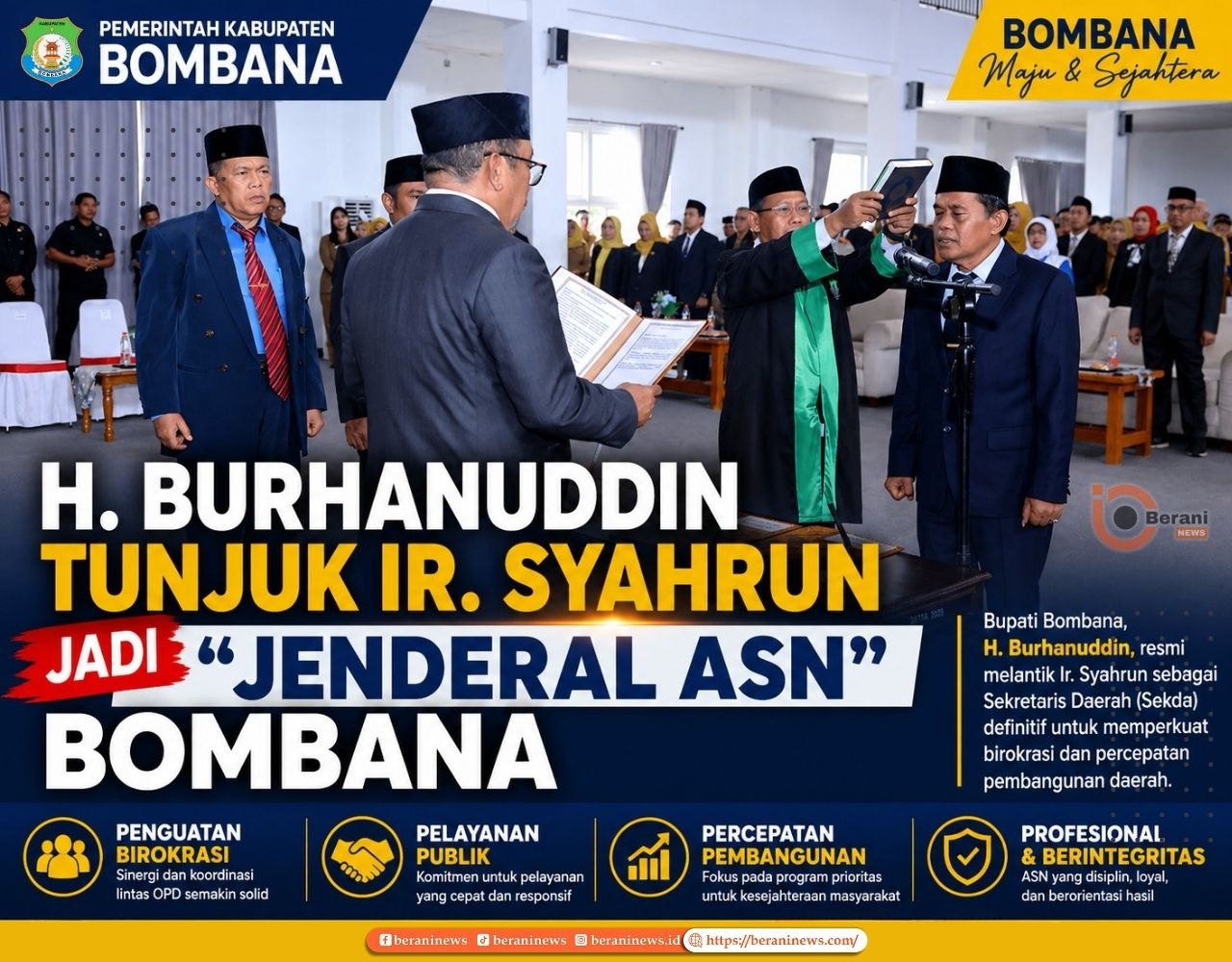 Ir. Syahrun Dipercaya Jadi “Jenderal ASN” Pemkab Bombana