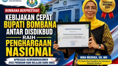 Kebijakan Bupati Bombana Antar Disdikbud Raih Penghargaan Nasional 10 Kebijakan Bupati Bombana Antar Disdikbud Raih Penghargaan Nasional