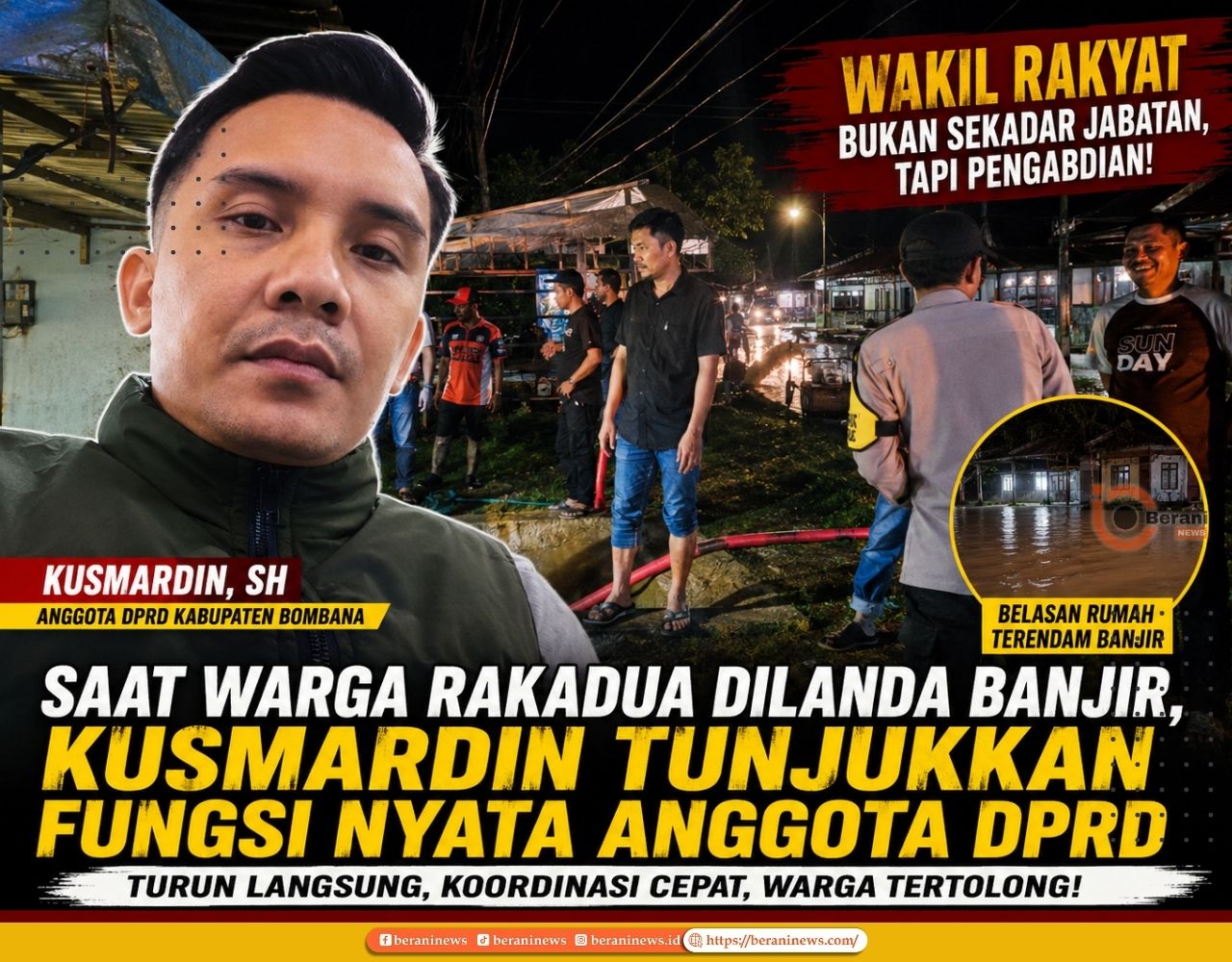 Saat Warga Dilanda Banjir Kusmardin Tunjukkan Fungsi Nyata Anggota DPRD