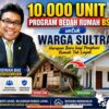 10.000 Unit Program Bedah Rumah (BSPS) untuk Warga Sultra, Harapan Baru bagi Penghuni Rumah Tak Layak
