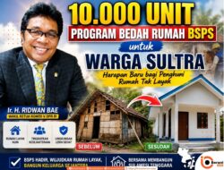 10.000 Unit Program Bedah Rumah (BSPS) untuk Warga Sultra, Harapan Baru bagi Penghuni Rumah Tak Layak