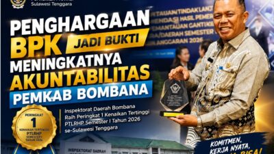 Mengungguli 16 Daerah Lain, Bombana Raih Pengakuan Bergengsi dari BPK | BeraniNews.com