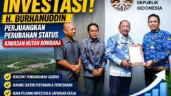 Buka Ruang Investasi, H. Burhanuddin Perjuangkan Perubahan Status Kawasan Hutan Bombana