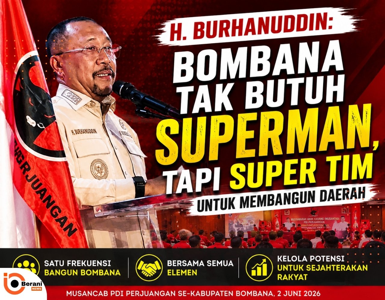 H. Burhanuddin Bombana Tak Butuh Superman Tapi Super Tim untuk Membangun Daerah