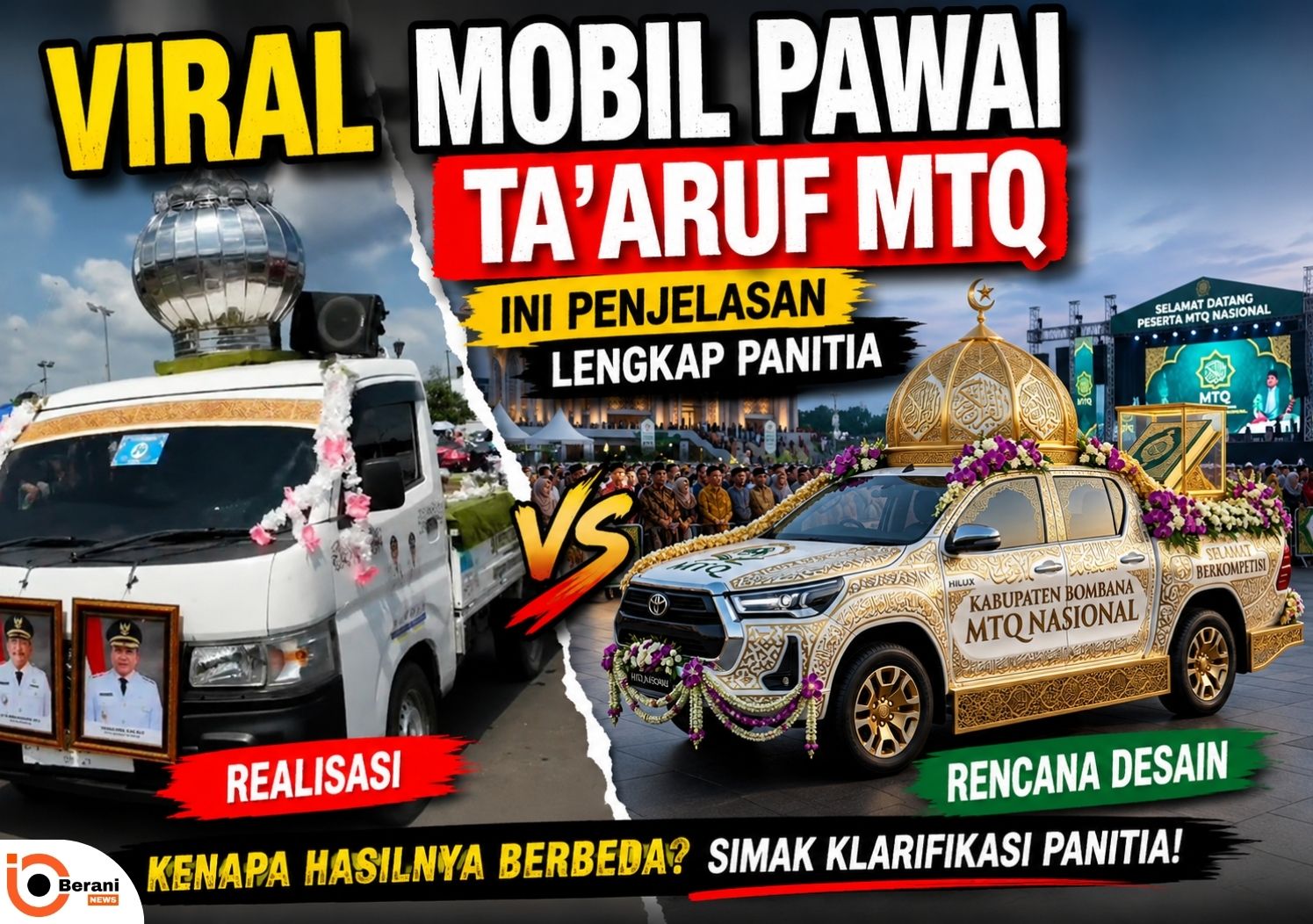Mobil Pawai Ta'aruf MTQ Bombana
