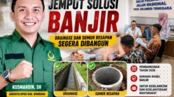 Kusmardin Kawal Penanganan Banjir Poleang Barat, Drainase dan Sumur Resapan Dipastikan Dibangun Tahun Ini