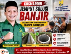 Kusmardin Kawal Penanganan Banjir Poleang Barat, Drainase dan Sumur Resapan Dipastikan Dibangun Tahun Ini