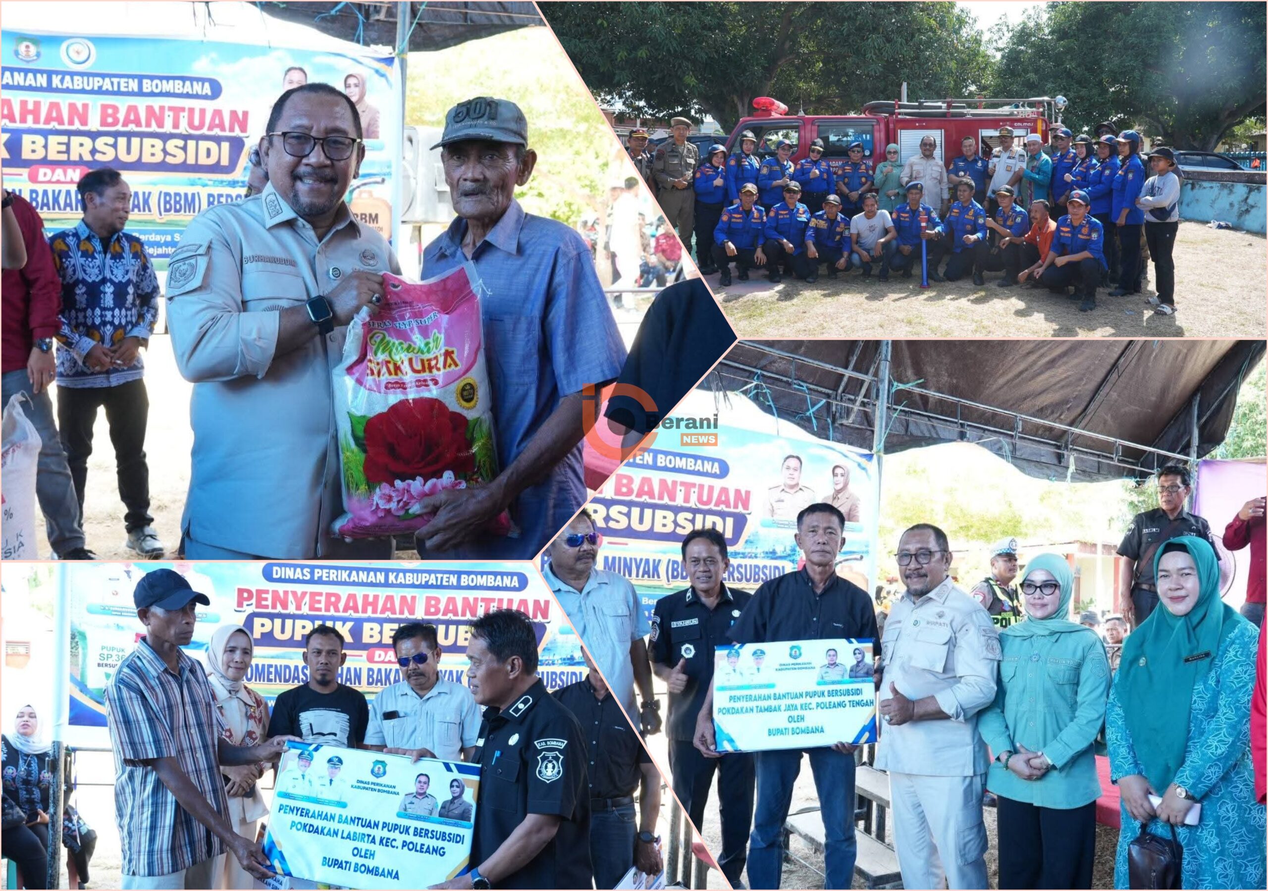 Damkar, Bansos dan Pupuk Bersubsidi di Poleang