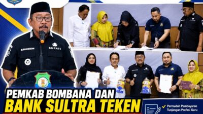 MoU Disdikbud-Bank Sultra Permudah Pembayaran Sertifikasi Guru di Bombana