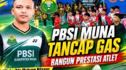 PBSI Muna Tancap Gas Bangun Prestasi Atlet, Open Tournament Jadi Langkah Awal
