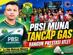 PBSI Muna Tancap Gas Bangun Prestasi Atlet, Open Tournament Jadi Langkah Awal