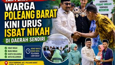 Tak Perlu ke Rumbia, Warga Poleang Barat Kini Bisa Urus Isbat Nikah, KK hingga Akta Kelahiran di Daerah Sendiri 26 Warga Poleang Barat Kini Bisa Urus Isbat Nikah KK hingga Akta Kelahiran di Daerah Sendiri