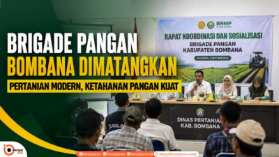 Brigade Pangan Dimatangkan, Dinas Pertanian dan BRMP Bombana Perkuat Sosialisasi