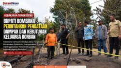 Bupati Bombana meninjau lokasi kebakaran di Tongkoseng