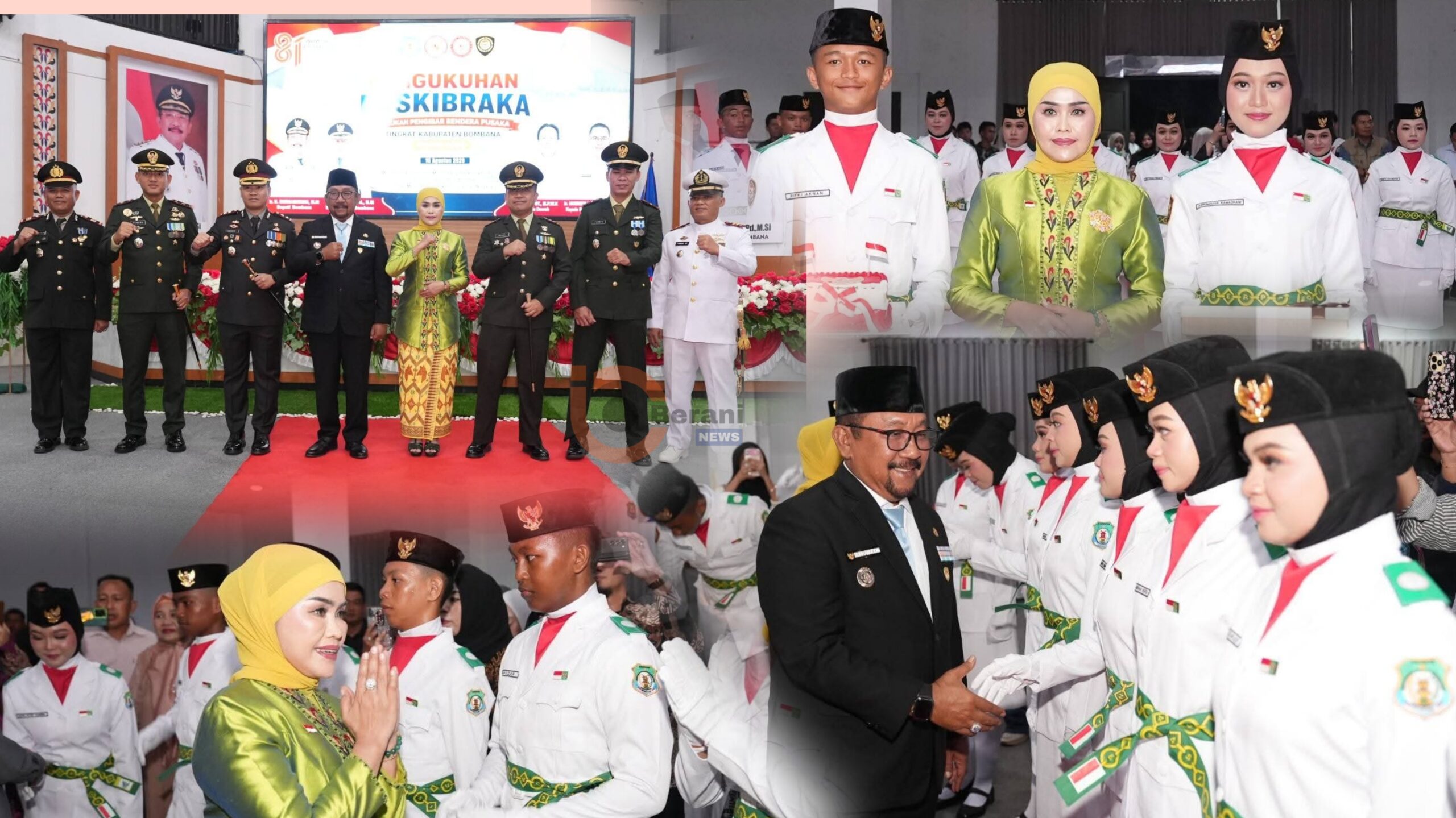 Bupati Bombana mengukuhkan 52 anggota Paskibraka Bombana