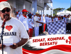 Jalan Santai HUT ke-81 RI, Ini Pesan Bupati Bombana untuk Masyarakat