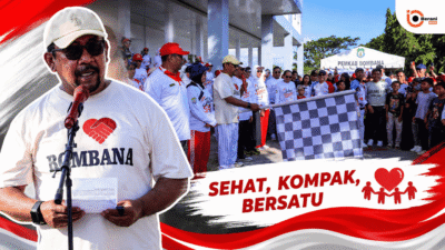 Jalan Santai HUT ke-81 RI, Ini Pesan Bupati Bombana untuk Masyarakat