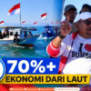 Pawai Perahu Merah Putih Jadi Momentum Bupati Bombana Dorong Pengembangan Ekonomi Kelautan