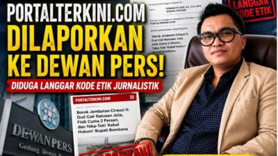 portalterkini.com Dilaporkan ke Dewan Pers, Diduga Langgar Kode Etik Jurnalistik