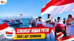 Pawai Perahu Merah Putih bersama nelayan di perairan Kasipute