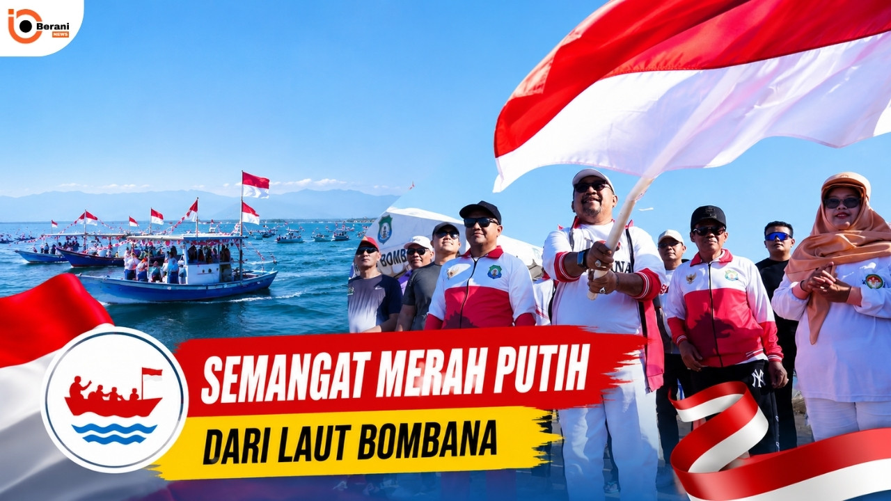 Pawai Perahu Merah Putih bersama nelayan di perairan Kasipute
