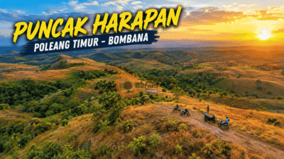 Puncak Harapan, Pesona Bukit Bergelombang yang Menawan di Poleang Timur Bombana